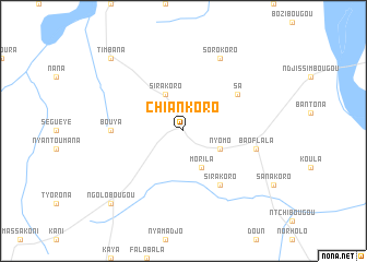 map of Chiankoro