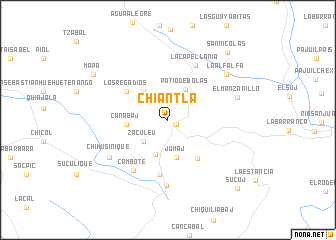 map of Chiantla