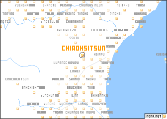 map of Chiao-hsi-ts\