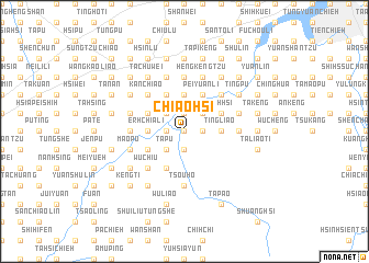 map of Chiao-hsi