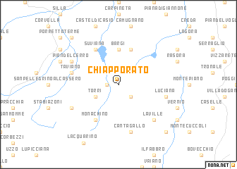 map of Chiapporato