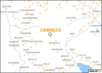 map of Chiaracce