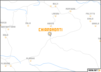 map of Chiaramonti