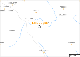 map of Chiaraque