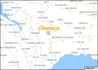 map of Chiarmácis