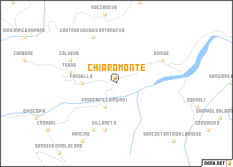 map of Chiaromonte