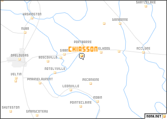 map of Chiasson