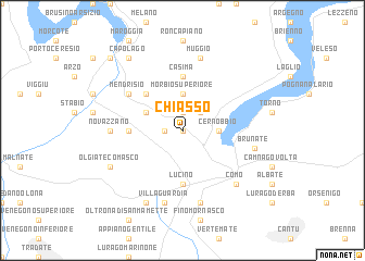 map of Chiasso