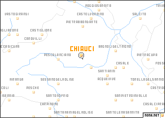 map of Chiauci