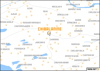 map of Chibalanine