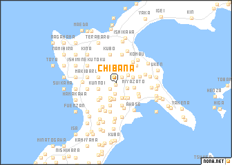 map of Chibana