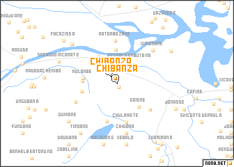 map of Chibanza