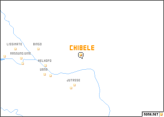 map of Chibele