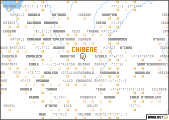 map of Chibene