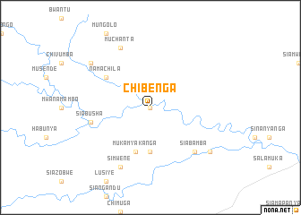 map of Chibenga