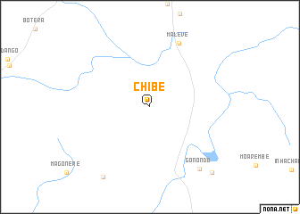 map of Chibe
