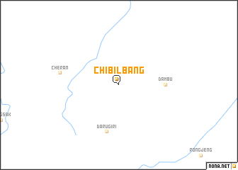 map of Chībilbang