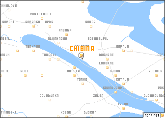 map of Chibina