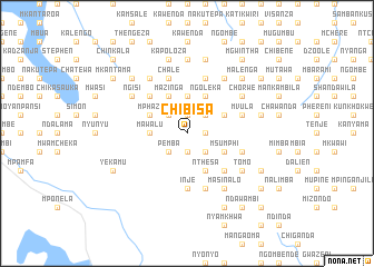 map of Chibisa