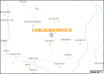 map of Chiblac Buena Vista