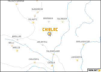 map of Chiblac