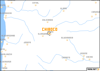 map of Chiboco