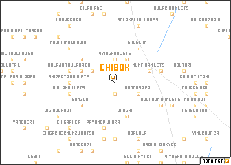 map of Chibok