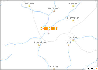 map of Chibombe