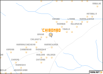 map of Chibombo