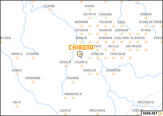 map of Chibona