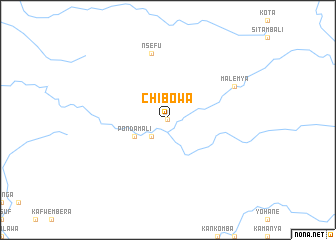 map of Chibowa