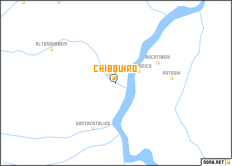 map of Chibquiro