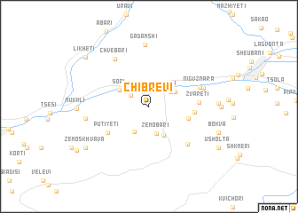 map of Chibrevi