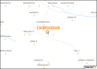 map of Chibrikovka