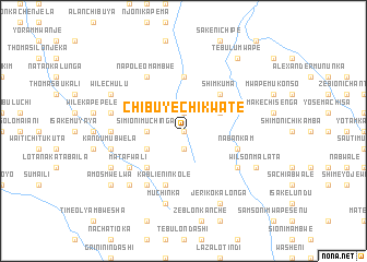 map of Chibuye Chikwate