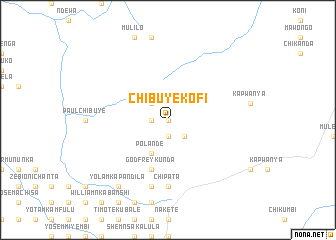 map of Chibuye Kofi