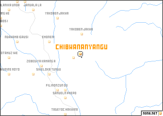 map of Chibwana Nyangu