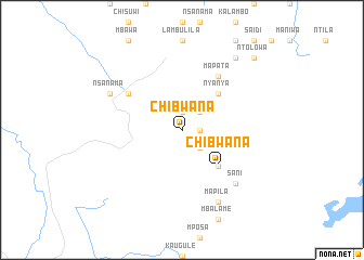 map of Chibwana