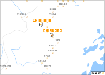 map of Chibwana