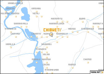 map of Chibweti