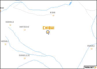 map of Chibwi