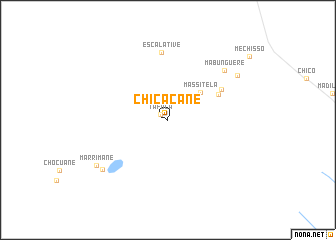 map of Chicaçane