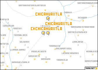 map of Chicahuaxtla