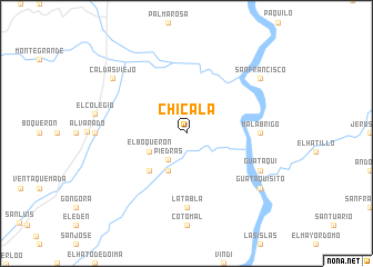 map of Chicalá