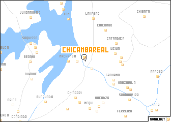 map of Chicamba Real