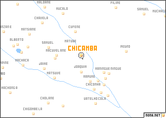 map of Chicamba