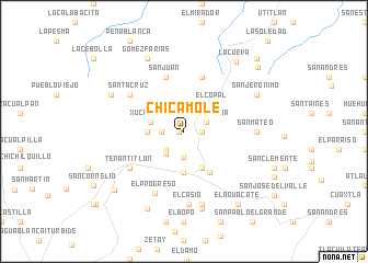 map of Chicamole