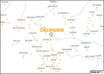 map of Chicangana