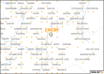 map of Chicán