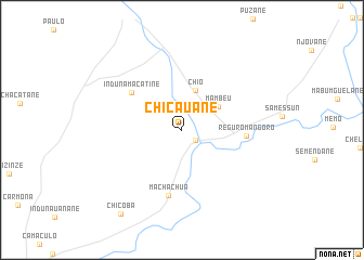 map of Chicauane